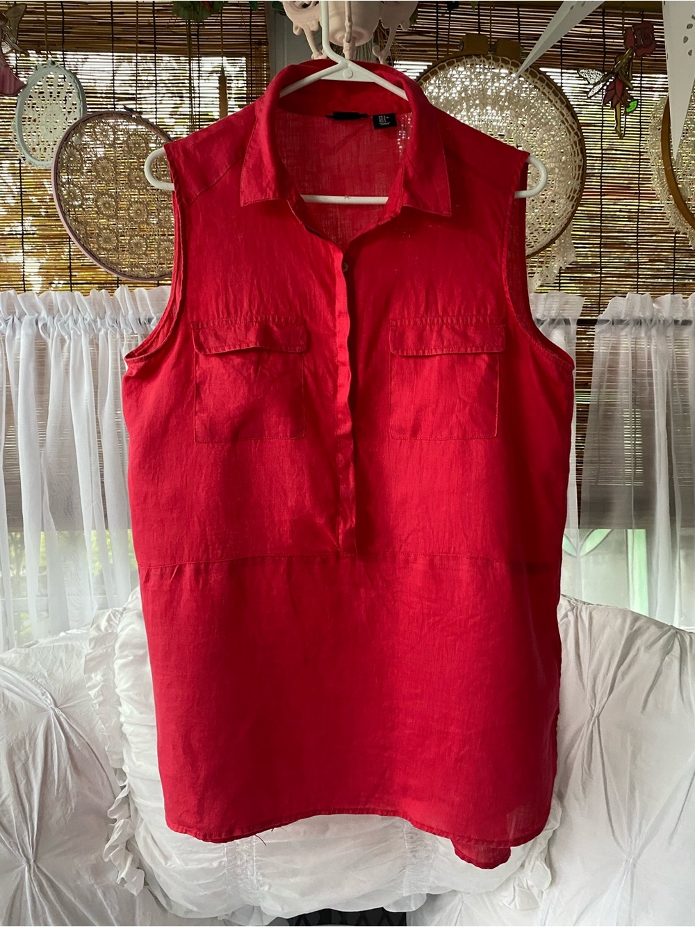 Jones New York Linen Blouse